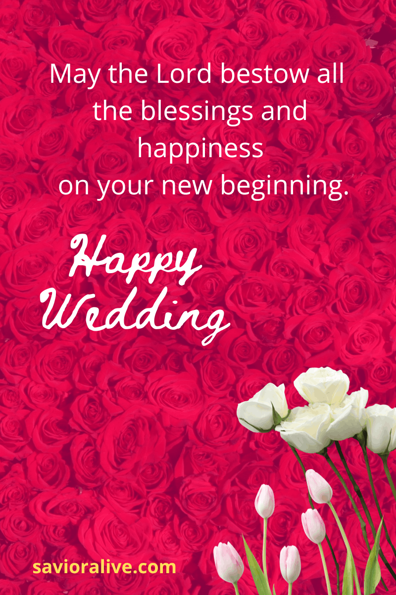 Beautiful biblical wishes for a new couple